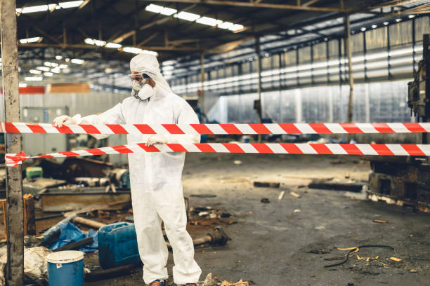 Professional Biohazard technician working in Fountain, CO
